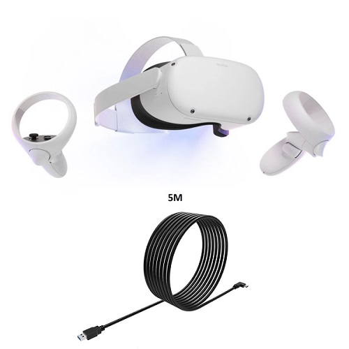 Очки виртуальной реальности Meta (Oculus) Quest 2 128 Гб+кабель Oculus link